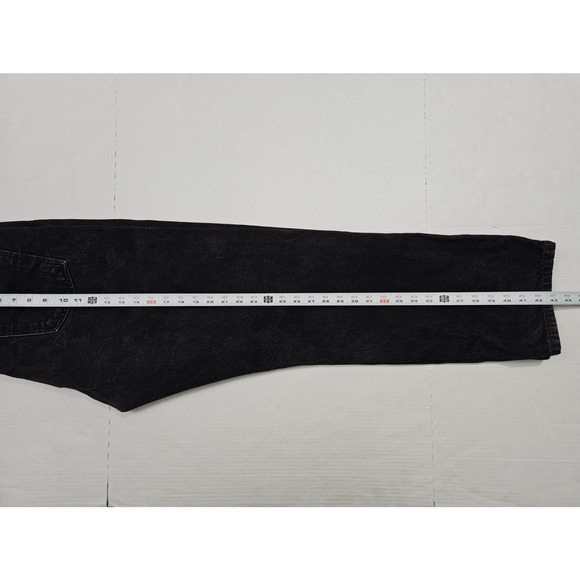 Vintage Y2K Levi's 505 Orange Tab Jeans Men's 38x30 Black Straight Leg REG Fit - Picture 3 of 11